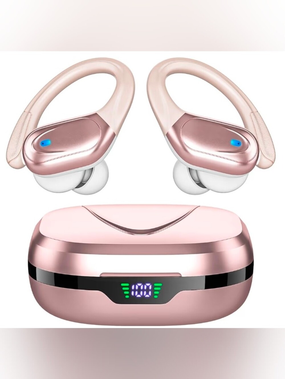 Wireless Earbuds Bluetooth Headphones, Rose Gold